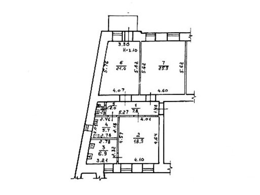 продажа трехкомнатной квартиры номер A-173044 в Приморском районе, фото номер 17